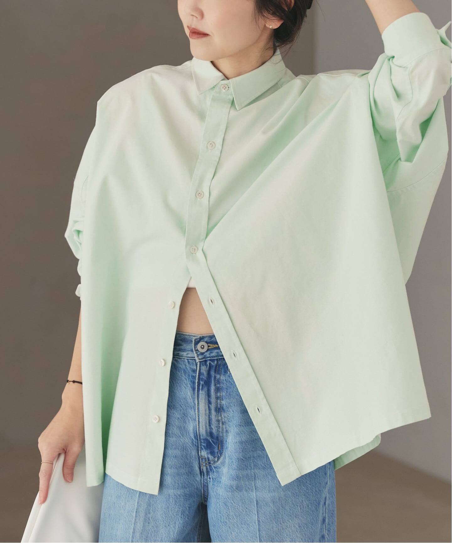 追加》Light OX Poncho シャツ（シャツ／ブラウス）｜Plage