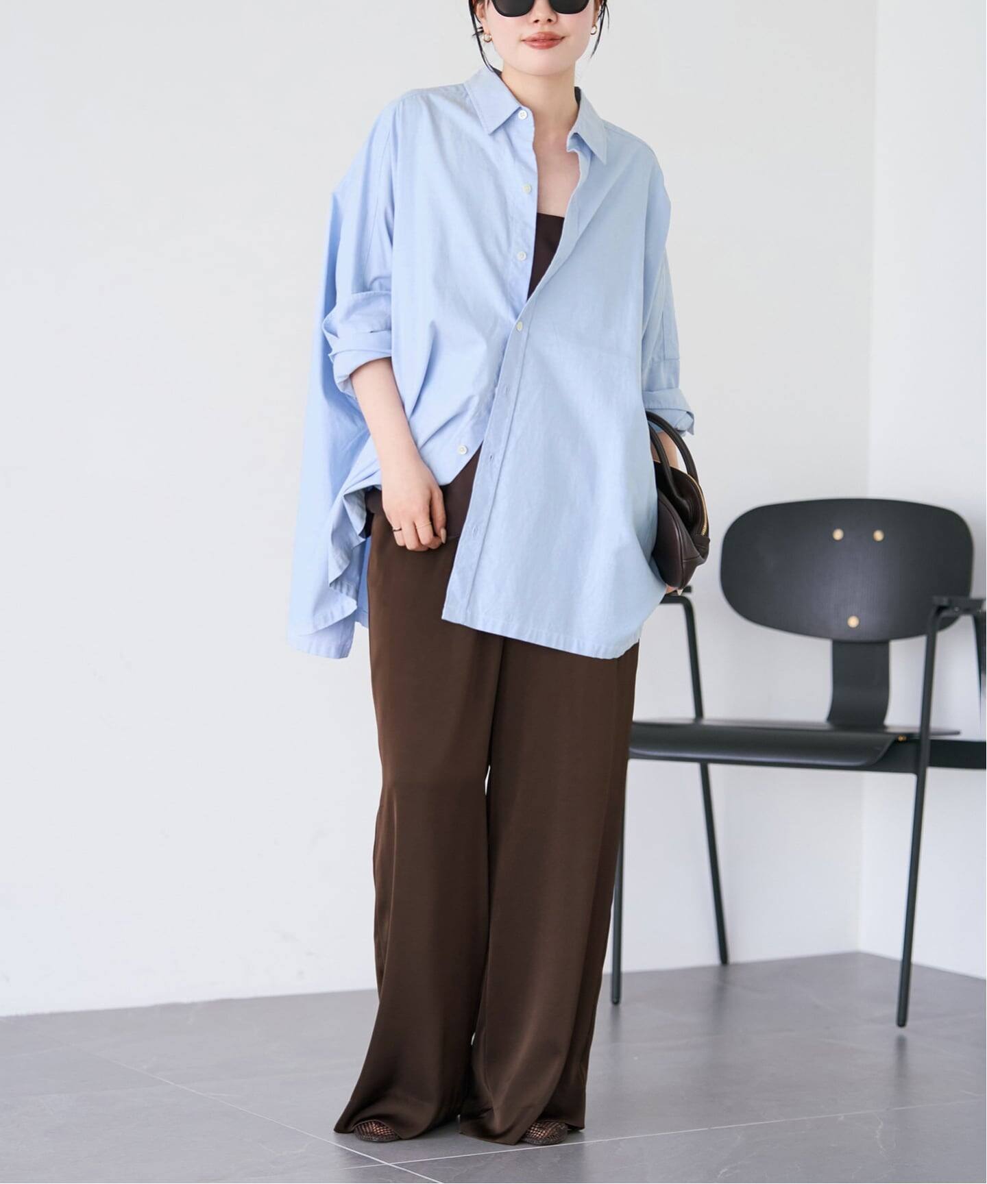 追加》Light OX Poncho シャツ（シャツ／ブラウス）｜Plage