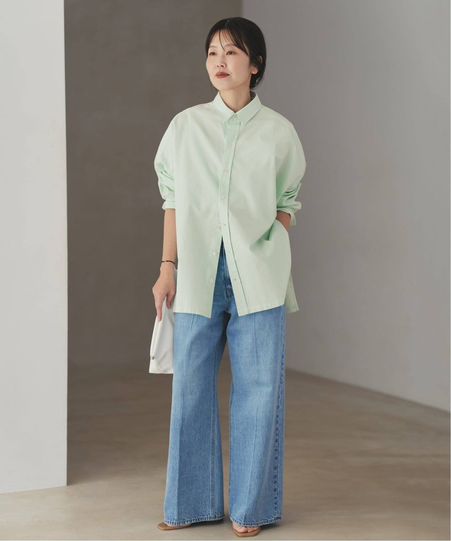Plage Poncho ポンチョブラウス　リネン linen 値下PlageプラージュOX Poncho シャツ18700円タグ付き/クリーニング済