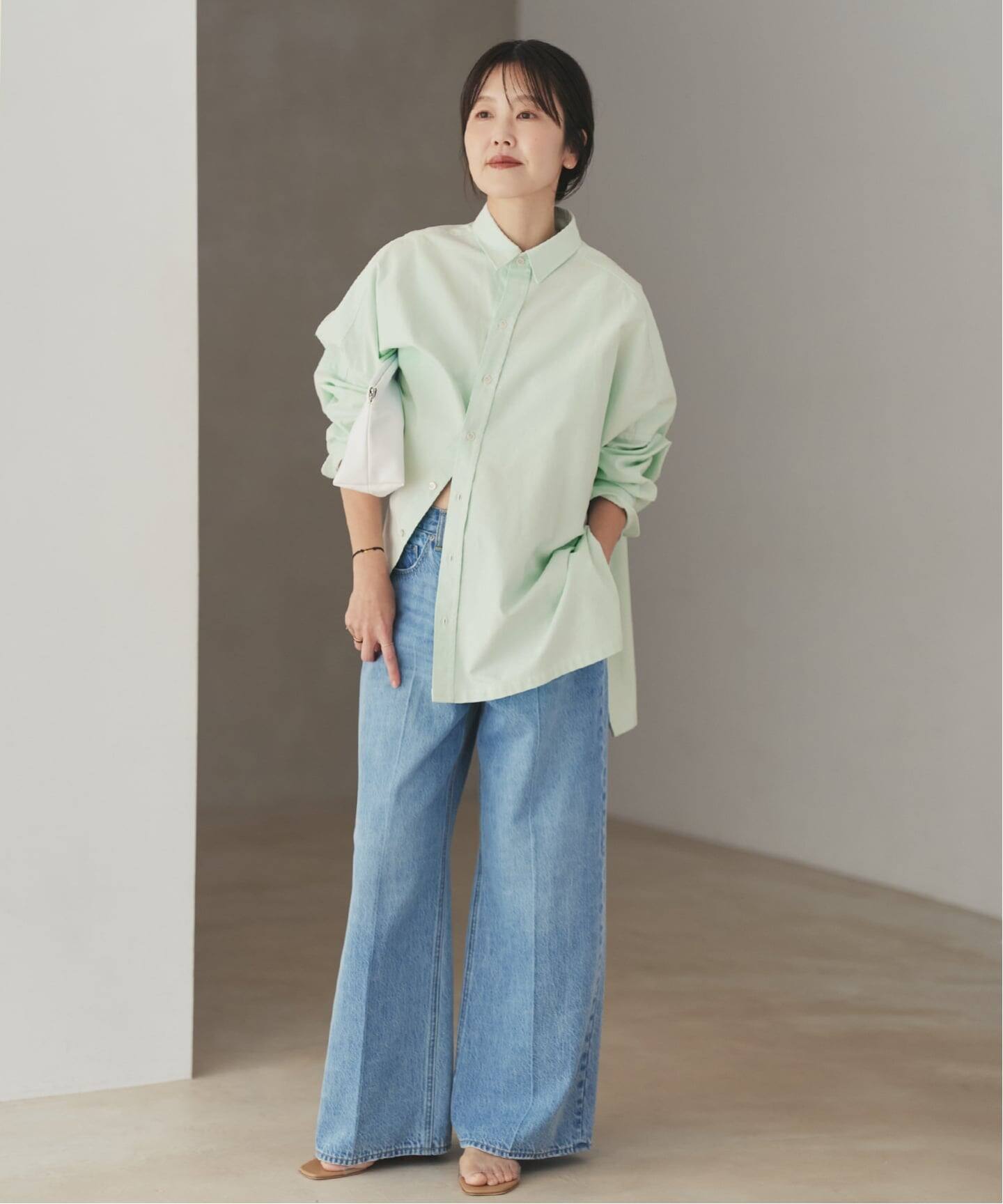 追加》Light OX Poncho シャツ 2（シャツ／ブラウス）｜Plage
