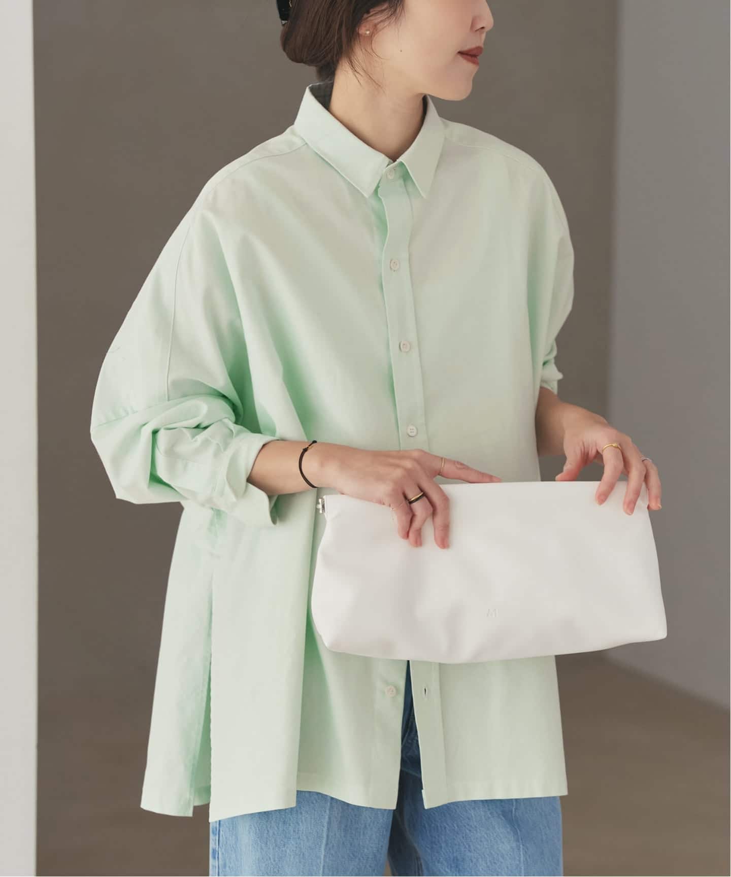 追加》Light OX Poncho シャツ 2（シャツ／ブラウス）｜Plage