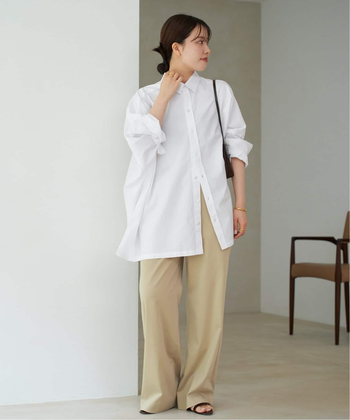 追加予約》Light OX Poncho シャツ 3（シャツ／ブラウス）｜Plage