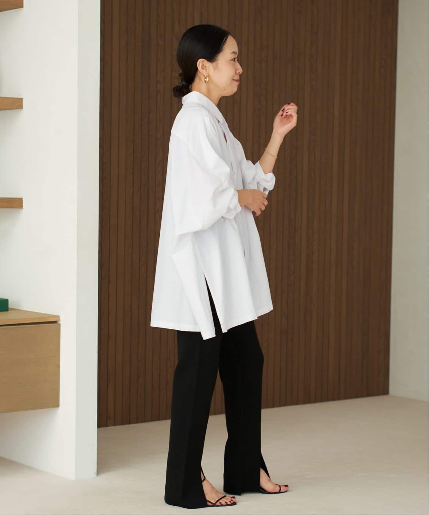 追加予約》Light OX Poncho シャツ 3（シャツ／ブラウス）｜Plage