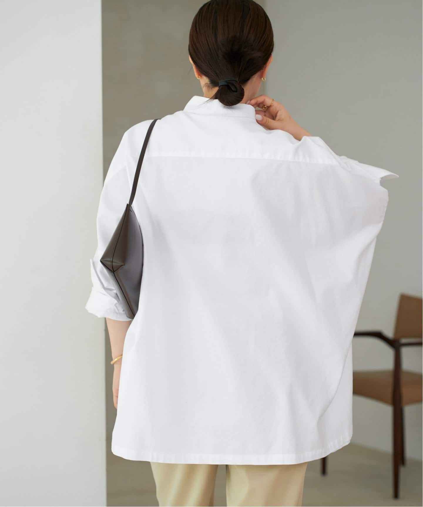 追加予約》Light OX Poncho シャツ 3（シャツ／ブラウス）｜Plage