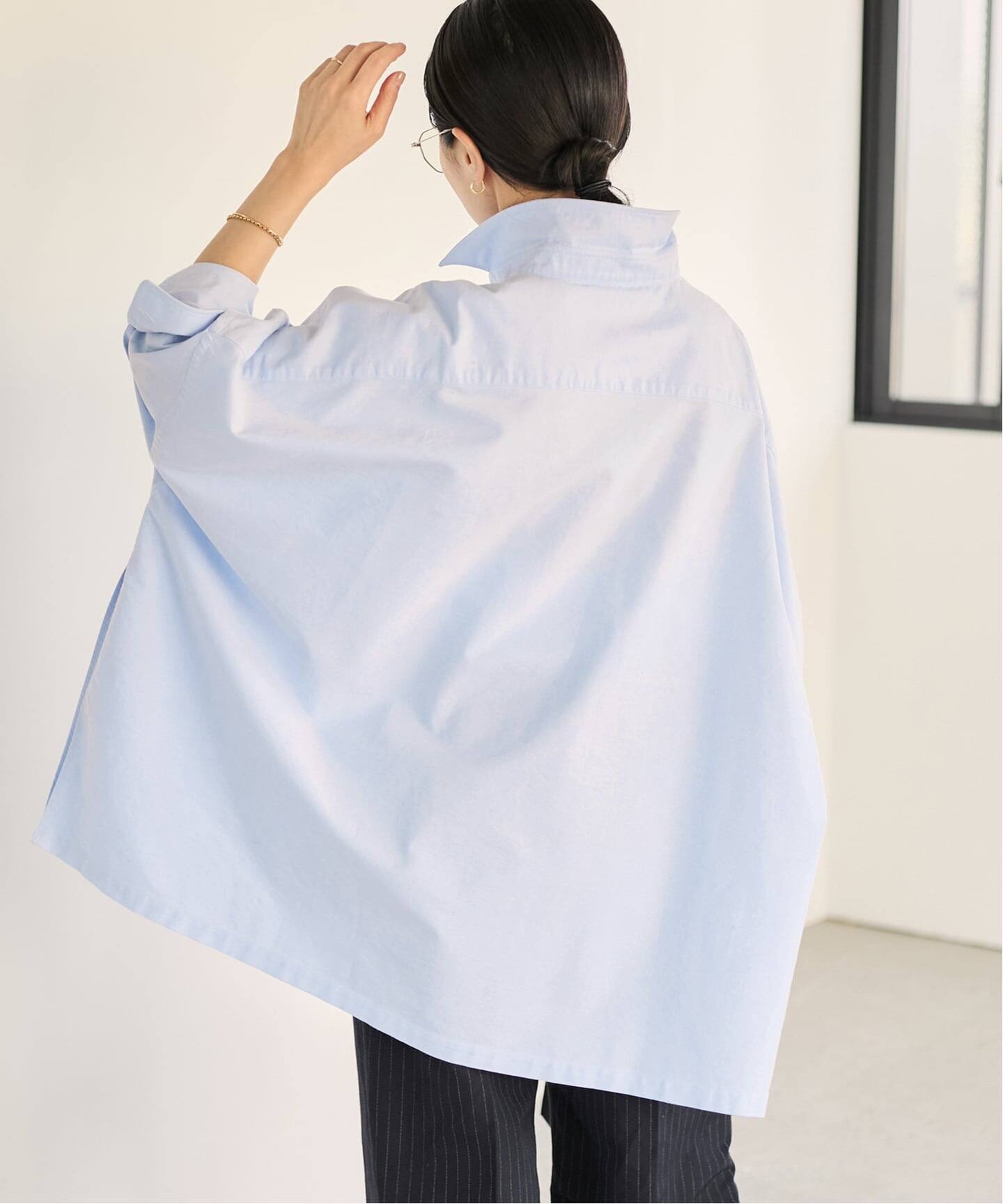 追加予約》OX Poncho シャツ（シャツ／ブラウス）｜Plage（プラージュ