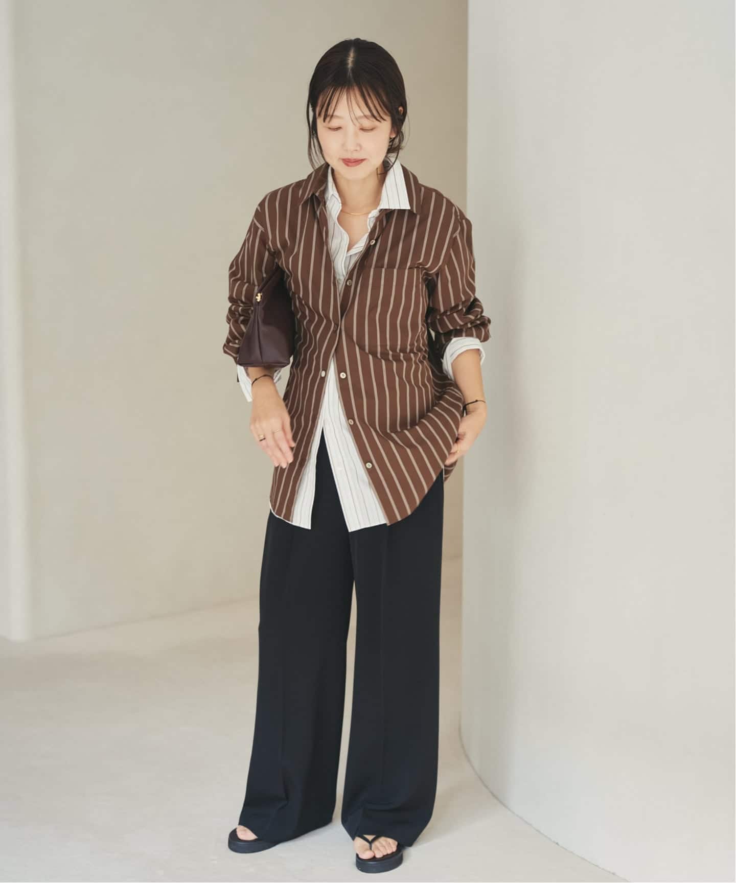 5stripe adjust シャツ（シャツ／ブラウス）｜Plage（プラージュ）の