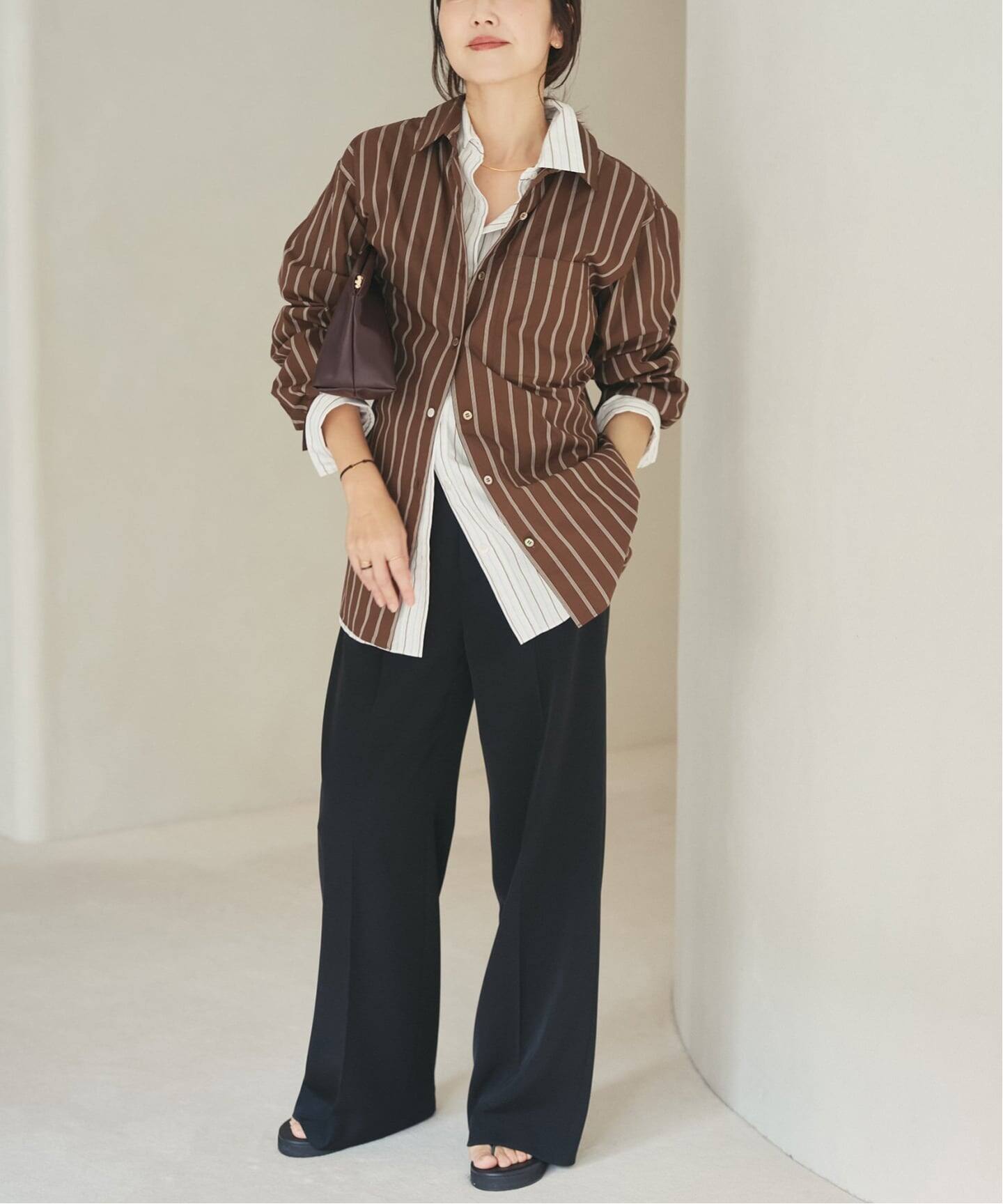 5stripe adjust シャツ plage（プラージュ） ブラウス シャツ 5stripe adjust シャツ