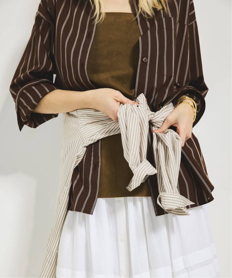 5stripe adjust シャツ（シャツ／ブラウス）｜Plage（プラージュ）の