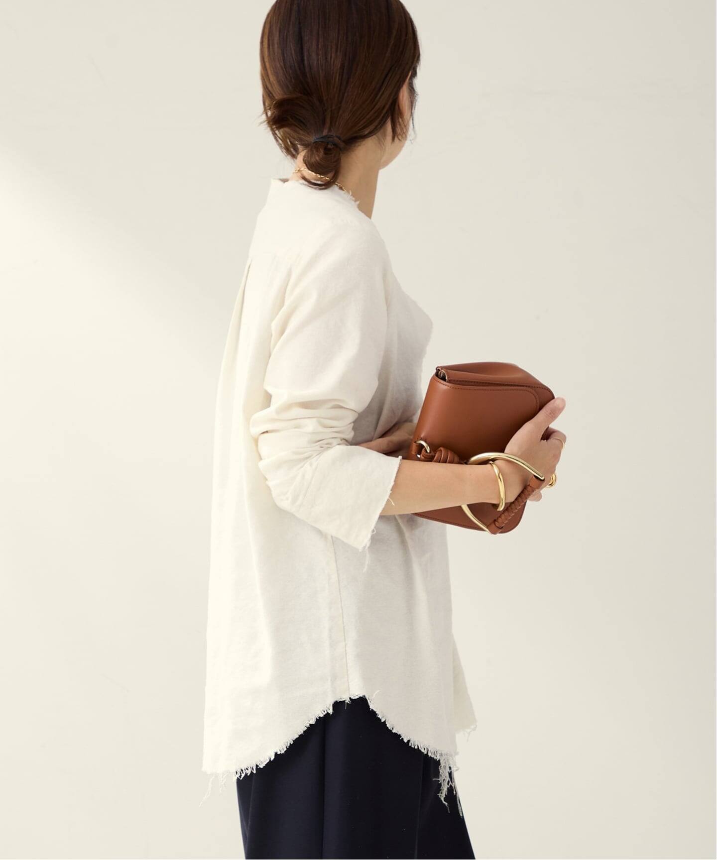 追加予約》R'IAM シルクMIX DAMEGE シャツ（シャツ／ブラウス）｜Plage