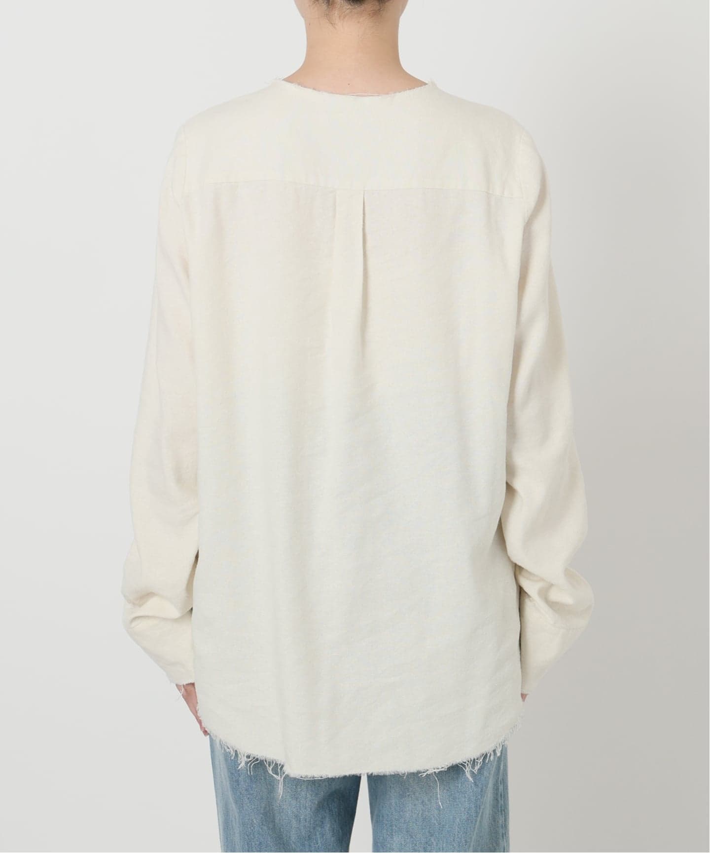 追加予約》R'IAM シルクMIX DAMEGE シャツ（シャツ／ブラウス）｜Plage