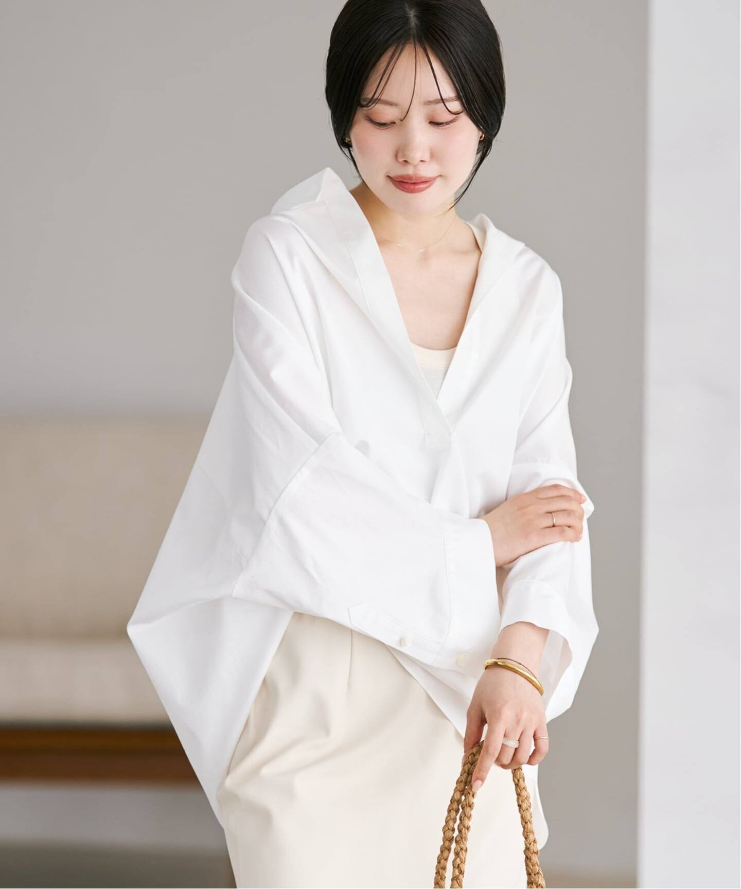 Plage/R’IAM/フードオーバーシャツブラウス/プラージュ/2022ss R'IAM FEMME シャツ（シャツ／ブラウス）｜Plage（プラージュ）の通販