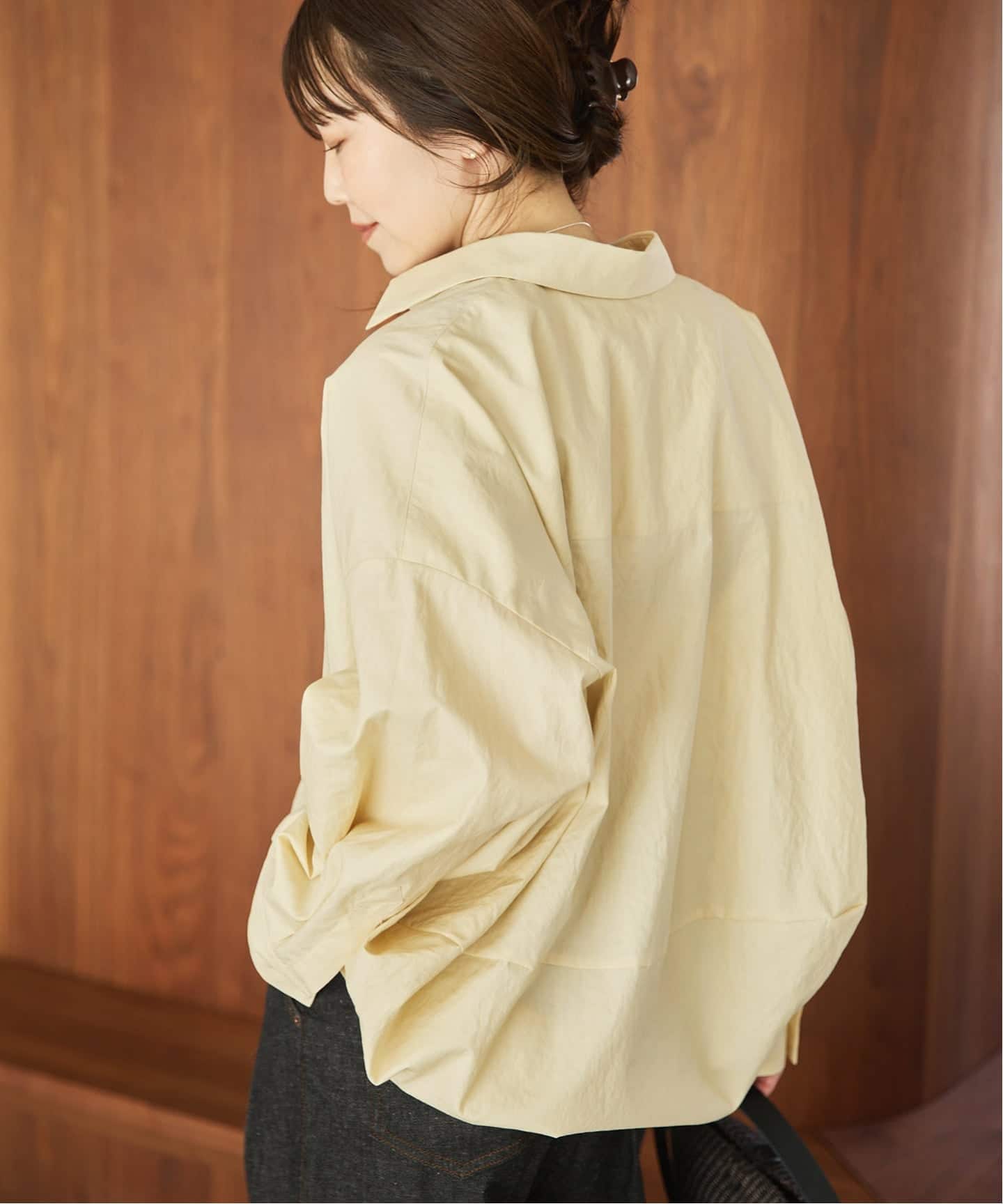 追加》R'IAM フォルムスキッパーシャツ（シャツ／ブラウス）｜Plage