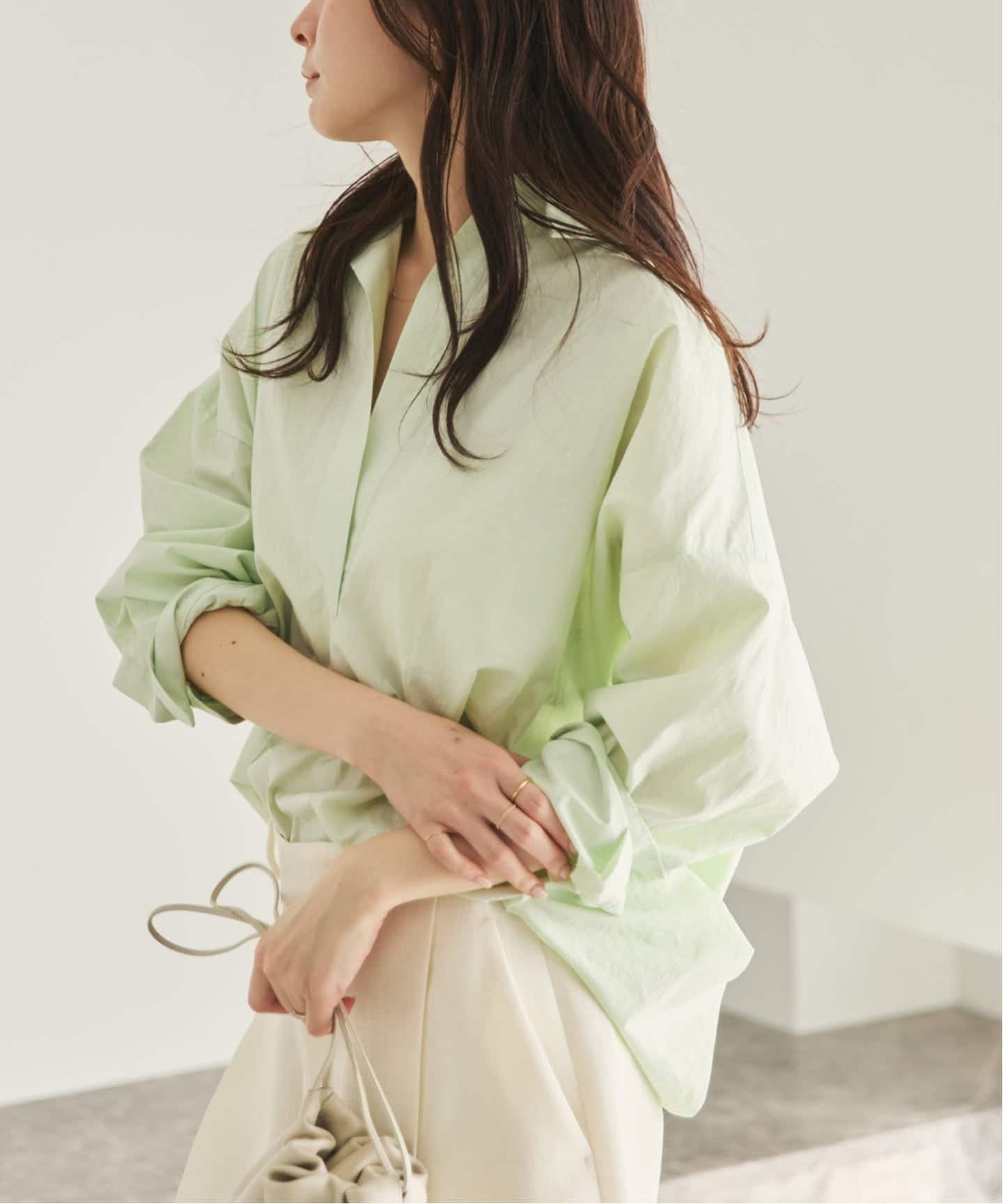 追加》R'IAM フォルムスキッパーシャツ（シャツ／ブラウス）｜Plage