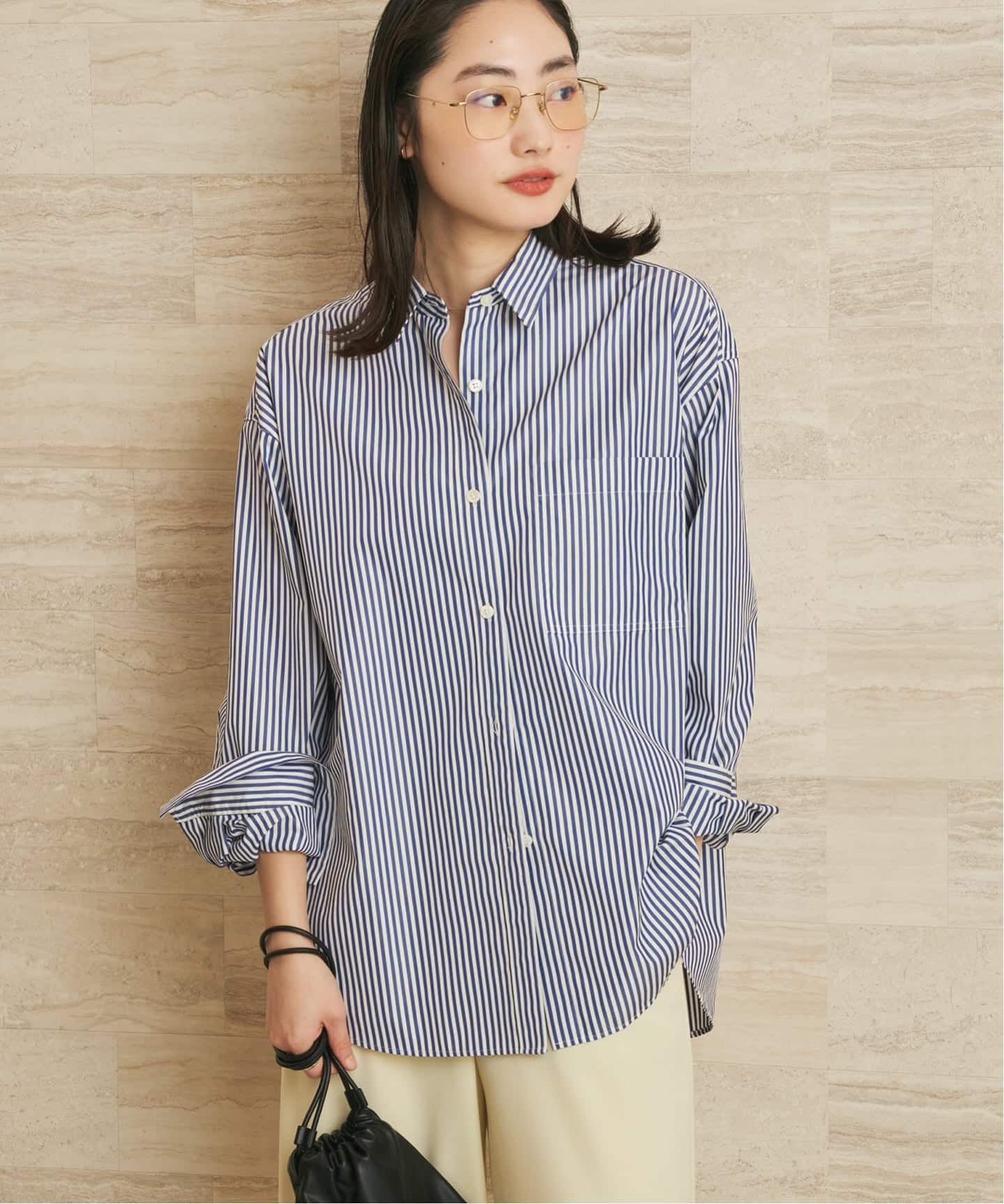 Plage プラージュ ボーイズウォッシャーシャツ ブルー 定価18,700円 boys washer シャツ（シャツ／ブラウス）｜Plage（プラージュ）の通販