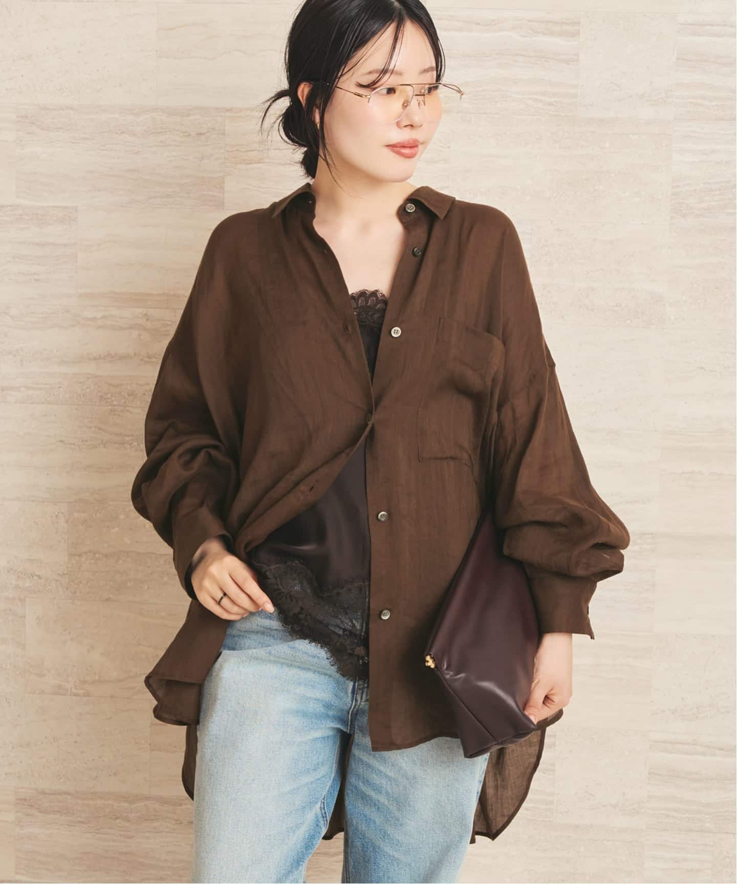 RAMIE LYOCELL VOLUME シャツ（シャツ／ブラウス）｜Plage（プラージュ