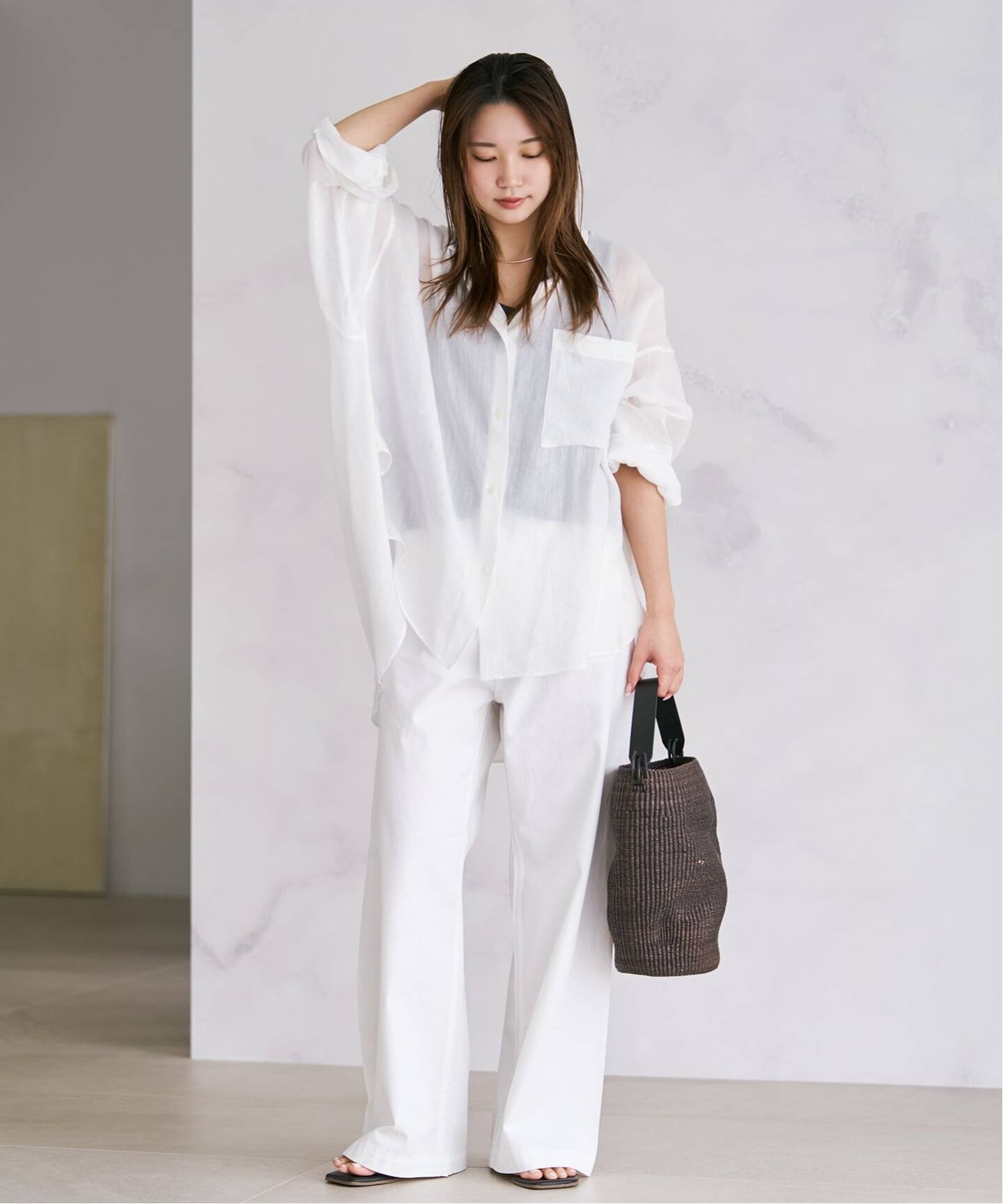 追加》RAMIE LYOCELL VOLUME シャツ 2（シャツ／ブラウス）｜Plage