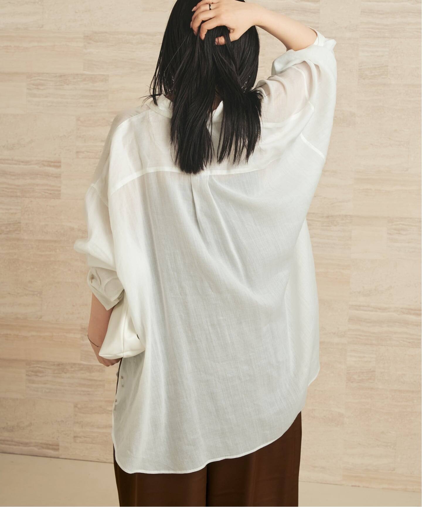 追加》RAMIE LYOCELL VOLUME シャツ 2（シャツ／ブラウス）｜Plage 