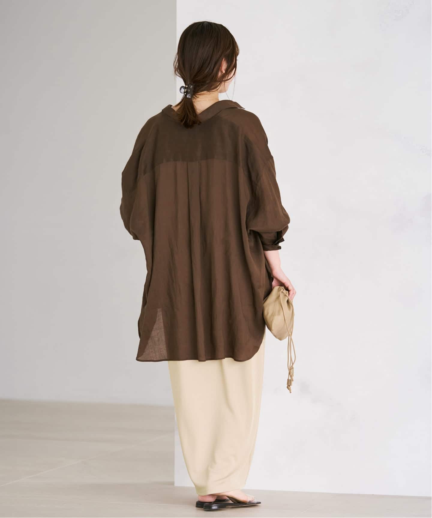 追加》RAMIE LYOCELL VOLUME シャツ 2（シャツ／ブラウス）｜Plage