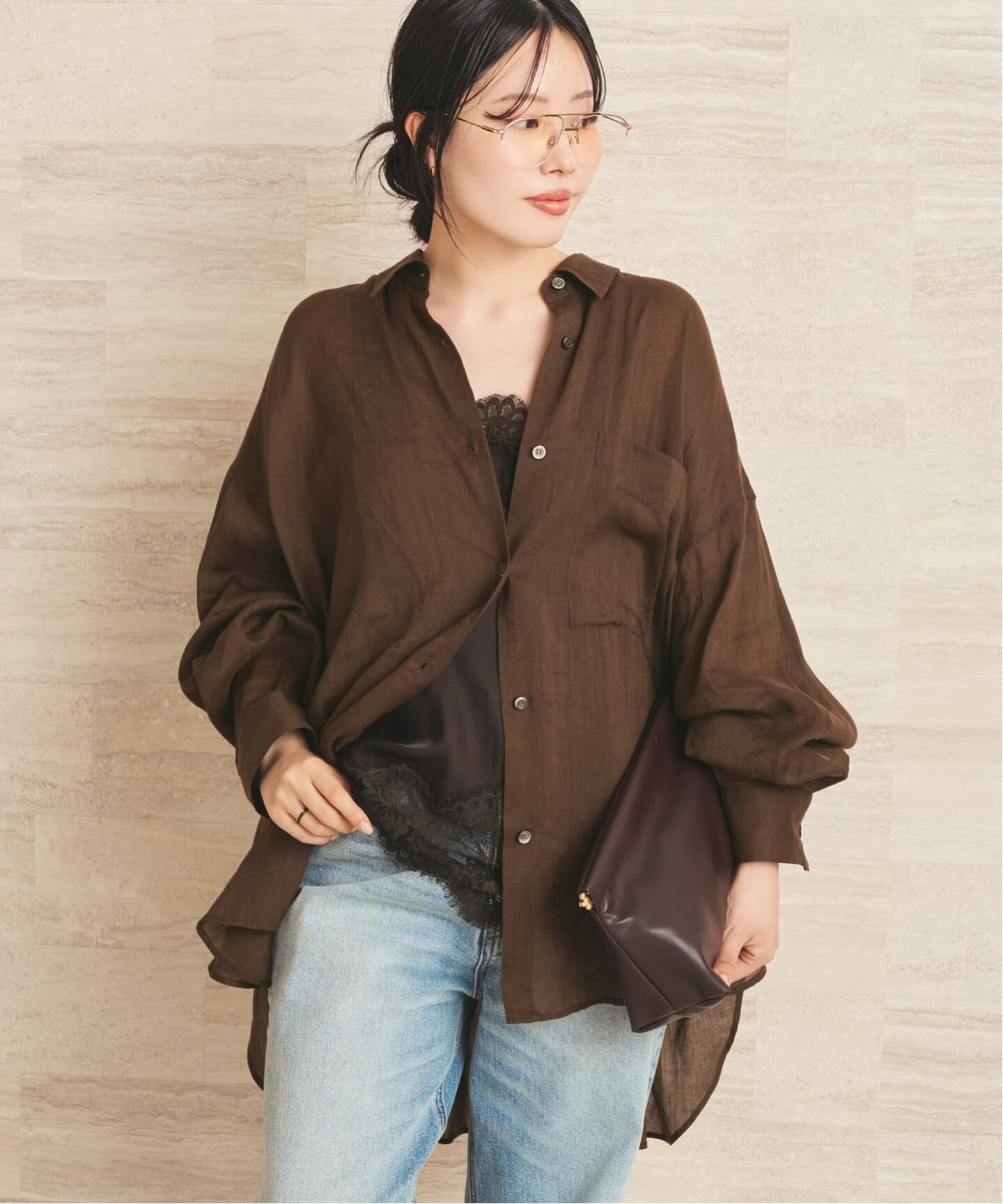 追加》RAMIE LYOCELL VOLUME シャツ 2（シャツ／ブラウス）｜Plage