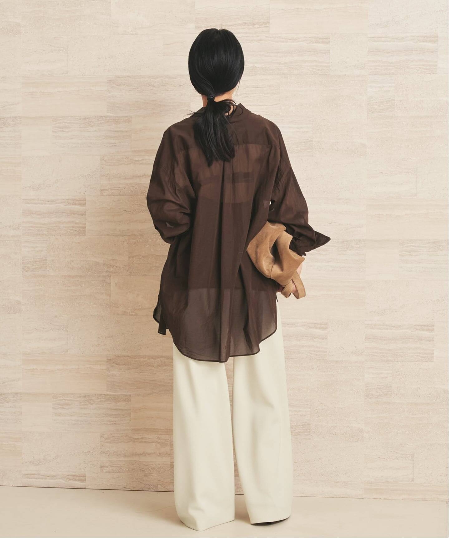 new cotton sheer シャツ（シャツ／ブラウス）｜Plage（プラージュ）の