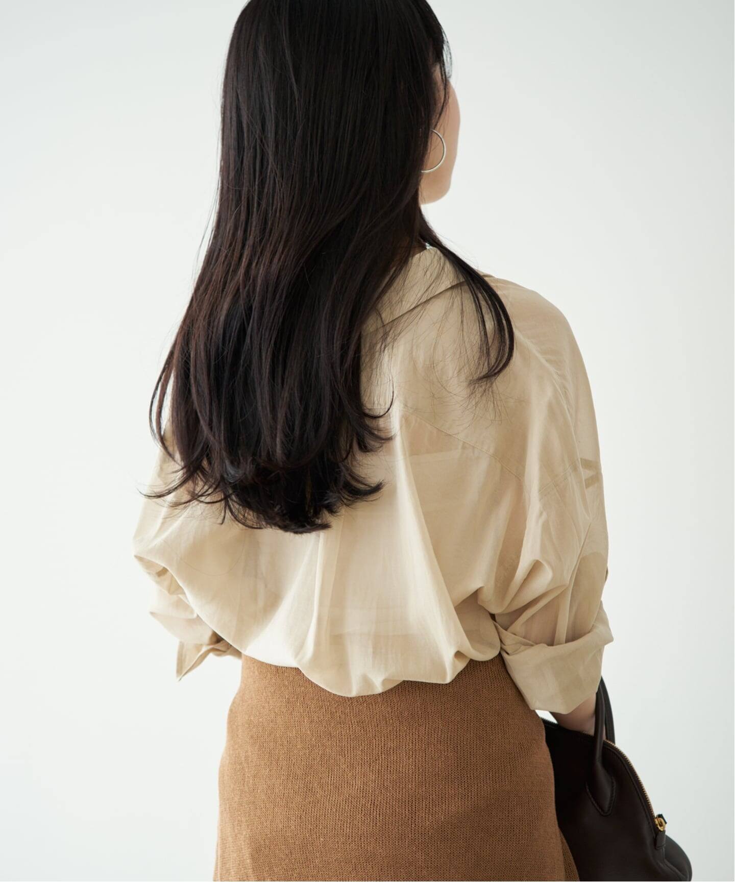 plage COTTON LINEN SHEER N/S Tシャツ new cotton sheer シャツ（シャツ/ブラウス）｜Plage（プラージュ）の