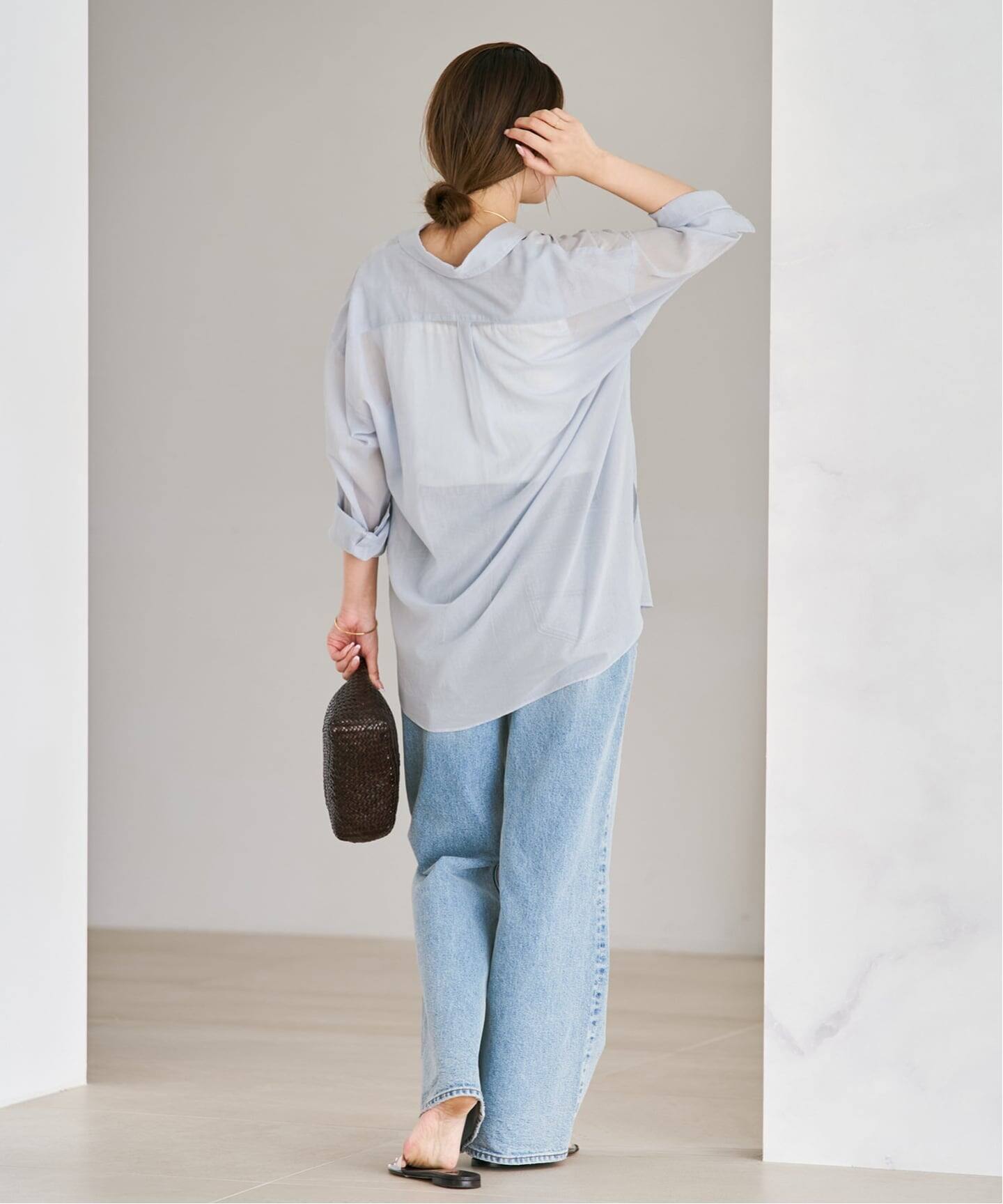 new cotton sheer シャツ（シャツ／ブラウス）｜Plage（プラージュ）の