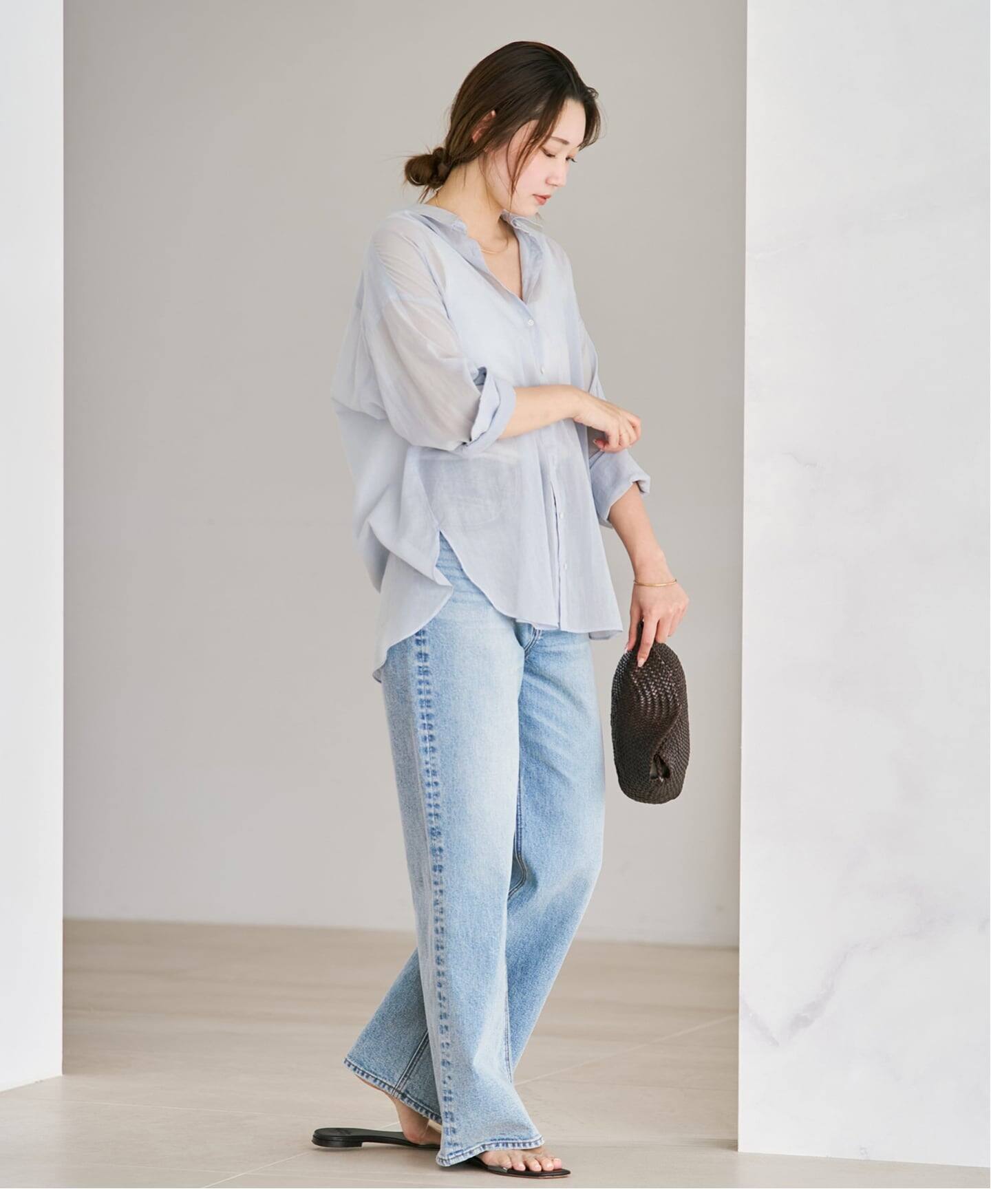 new cotton sheer シャツ（シャツ／ブラウス）｜Plage（プラージュ）の 