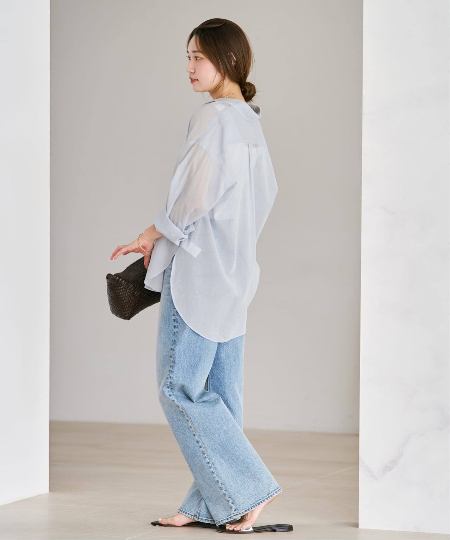 new cotton sheer シャツ（シャツ／ブラウス）｜Plage（プラージュ）の