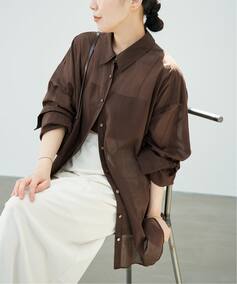new cotton sheer シャツのコーディネートスナップ（midori）｜Plage 