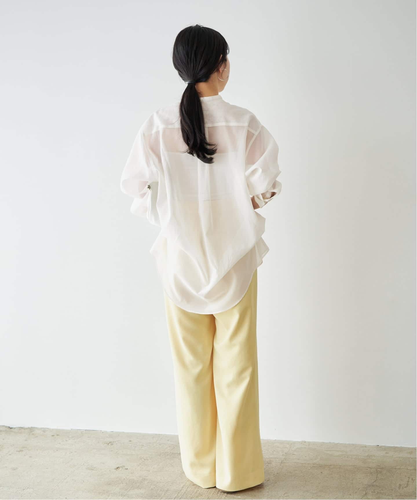 organdy sheer シャツ（シャツ／ブラウス）｜Plage（プラージュ）の