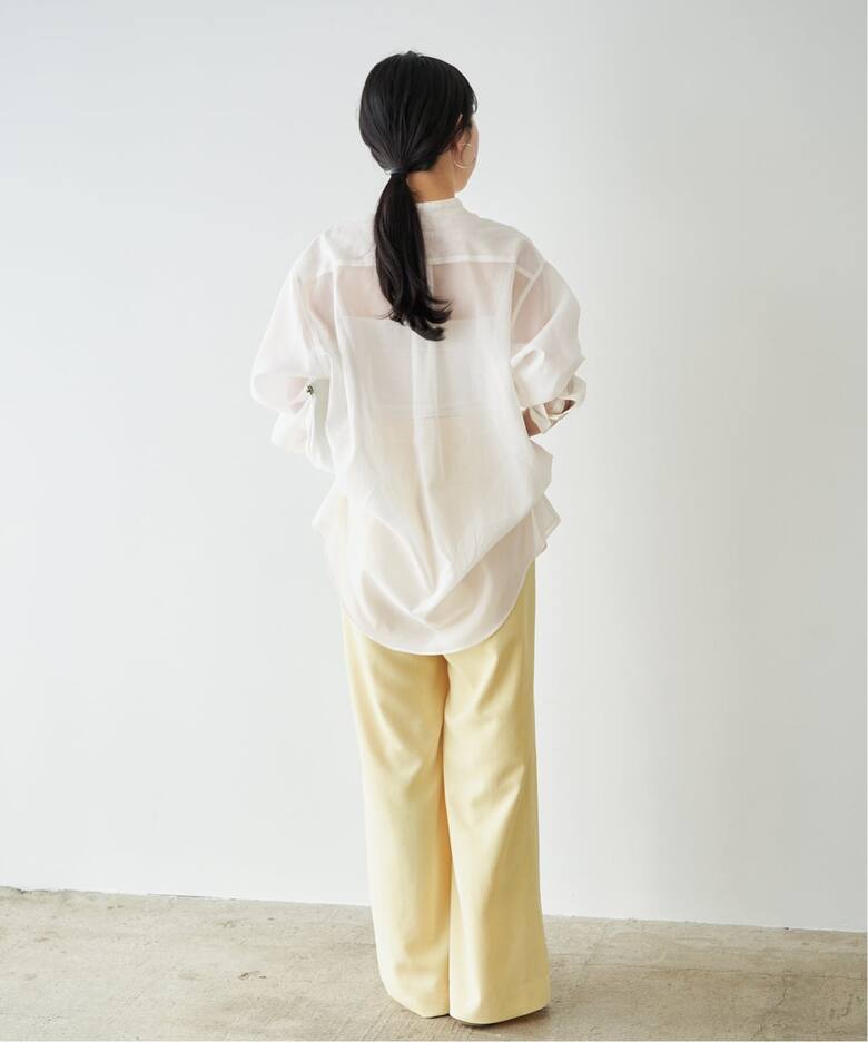 organdy sheer シャツ（シャツ／ブラウス）｜Plage（プラージュ）の 