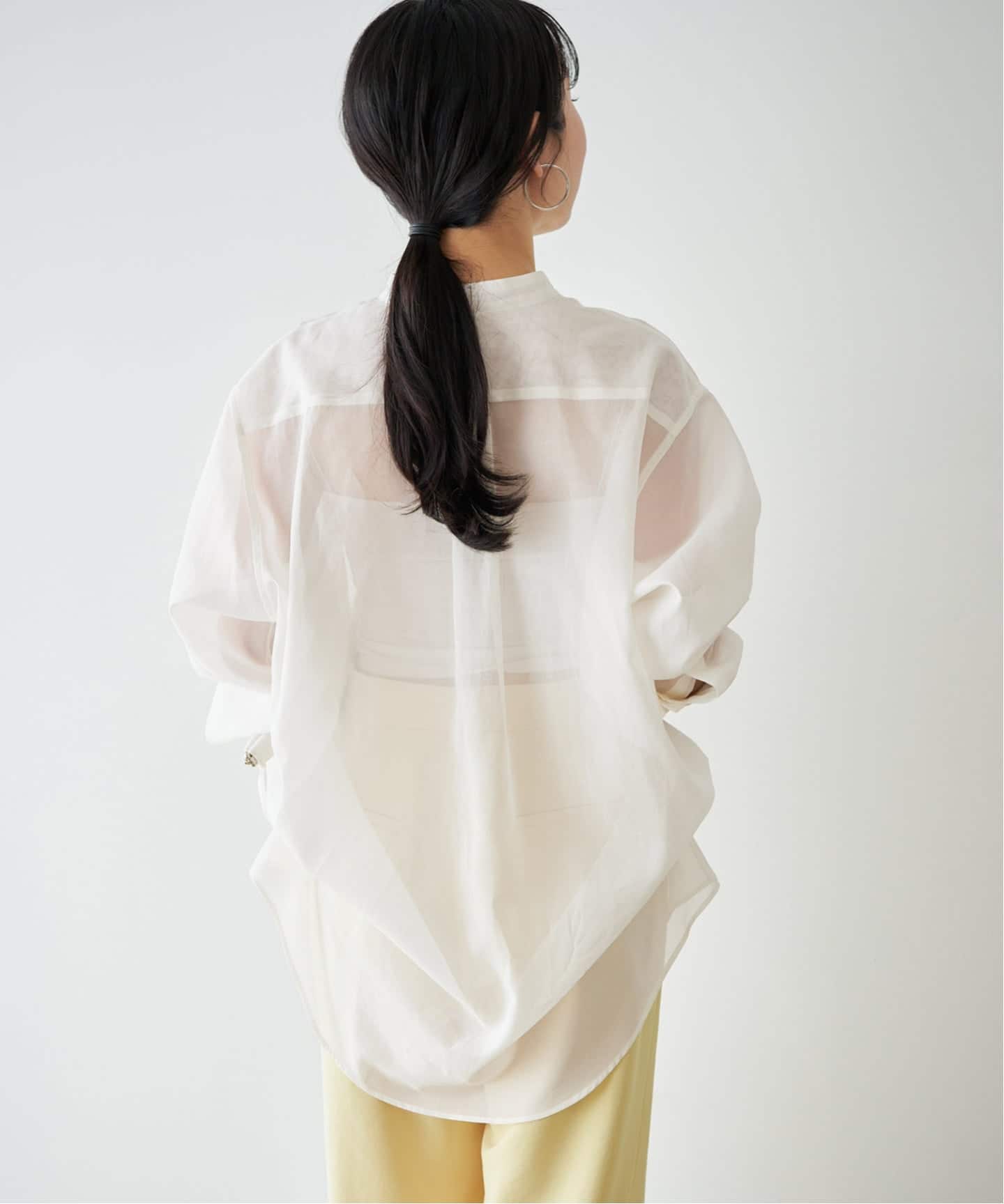 organdy sheer シャツ（シャツ／ブラウス）｜Plage（プラージュ）の