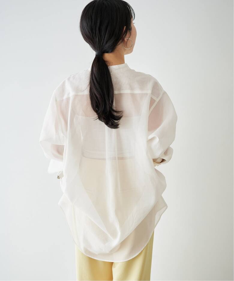 organdy sheer シャツ（シャツ／ブラウス）｜Plage（プラージュ）の 
