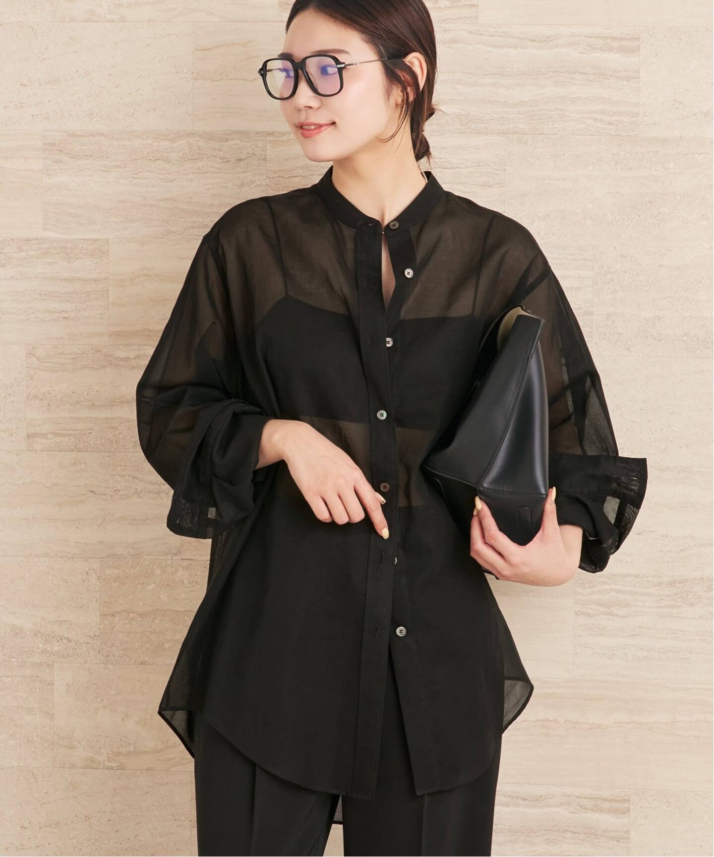 organdy sheer シャツ（シャツ／ブラウス）｜Plage（プラージュ）の 
