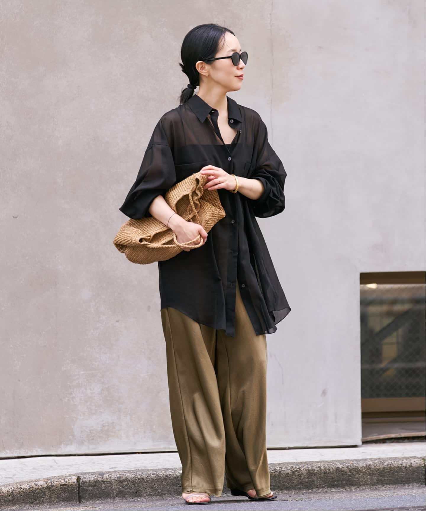 sheer cotton tunic シャツ（シャツ／ブラウス）｜Plage（プラージュ