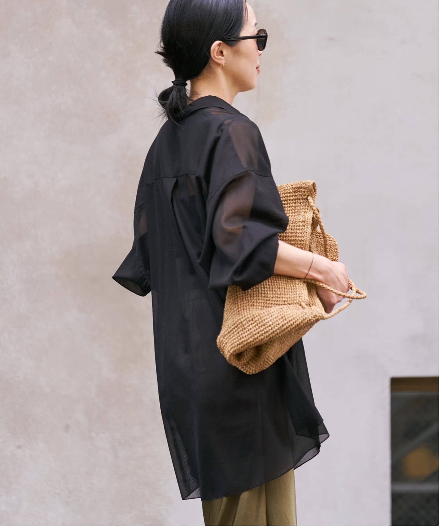 sheer cotton tunic シャツ（シャツ／ブラウス）｜Plage（プラージュ 