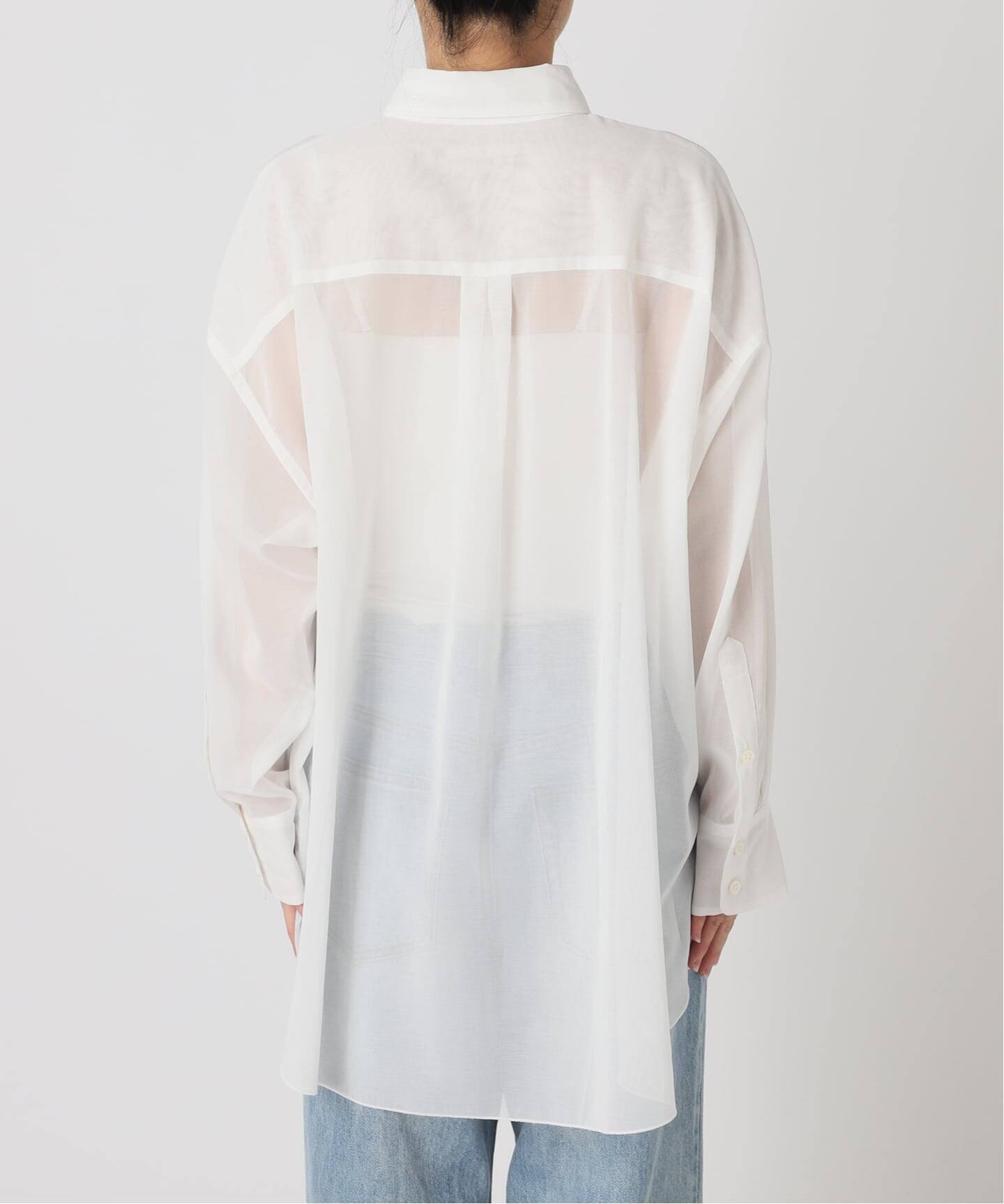 sheer cotton tunic シャツ（シャツ／ブラウス）｜Plage（プラージュ