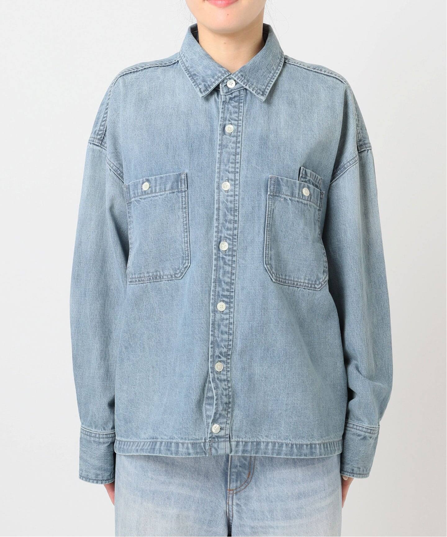 Plage ballon denim シャツ ballon denim シャツ（シャツ／ブラウス）｜Plage（プラージュ）の通販