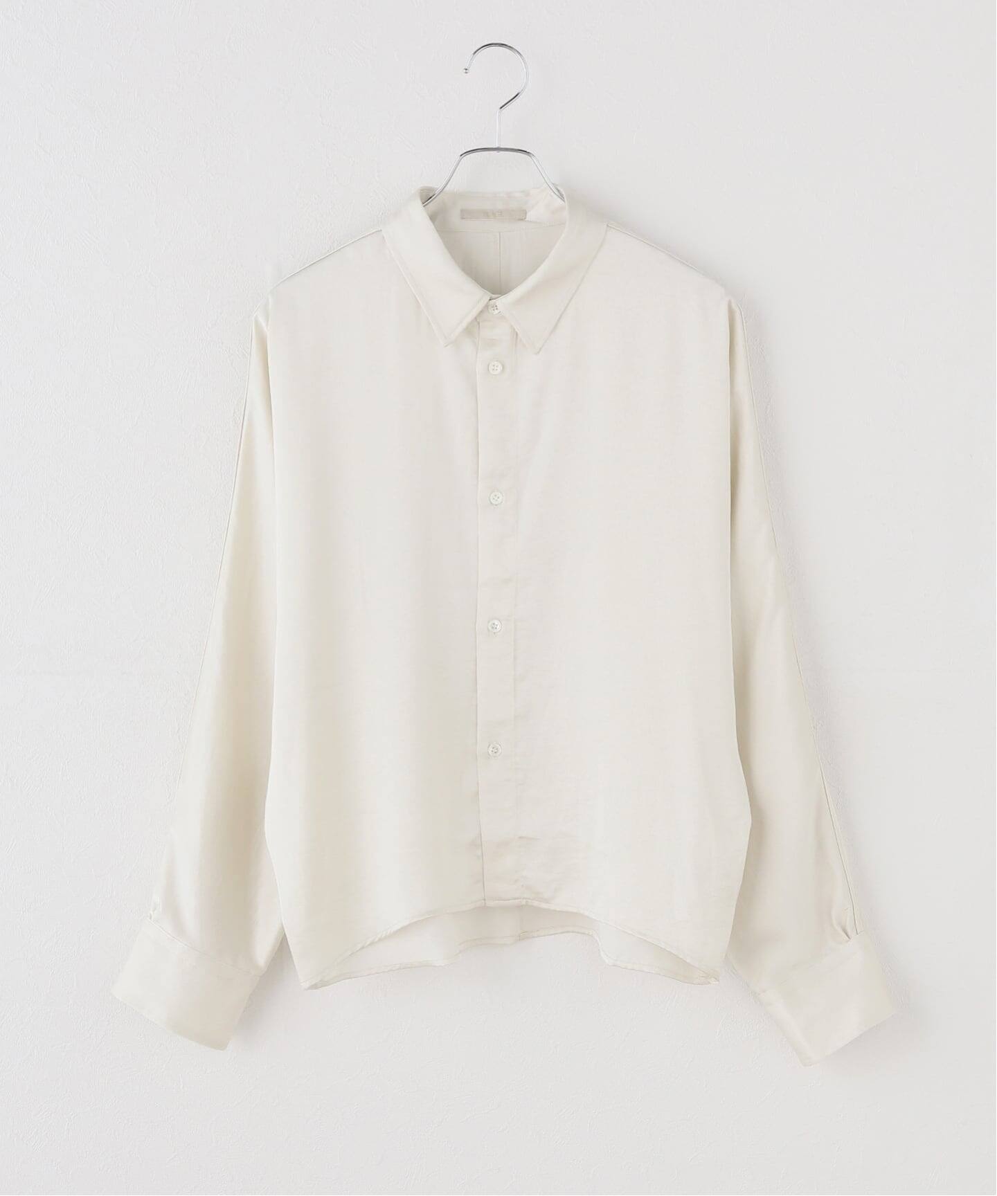 新宿店・WEB限定》Eclat satin dolman シャツ（シャツ／ブラウス 
