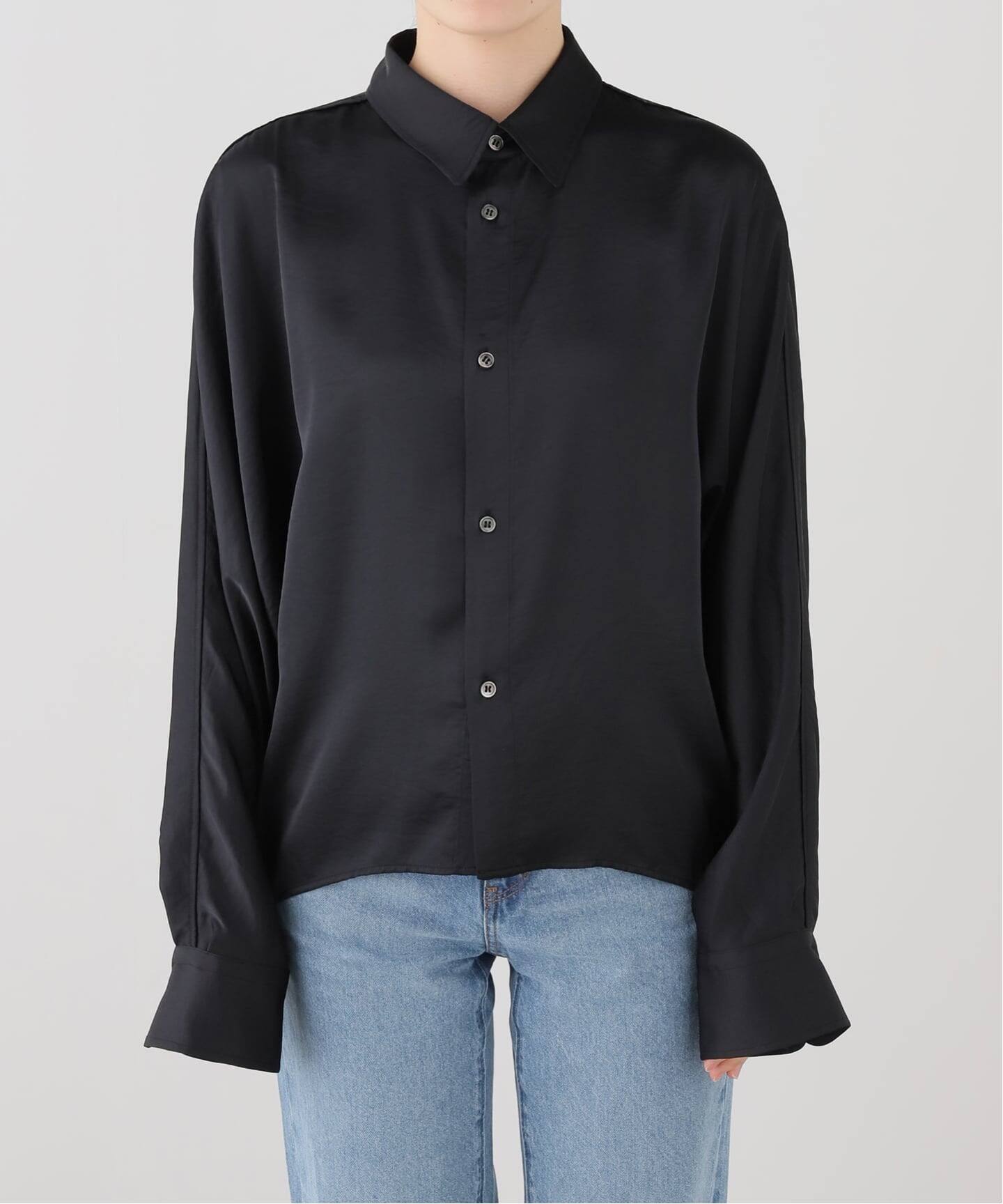 新宿店・WEB限定》Eclat satin dolman シャツ（シャツ／ブラウス 
