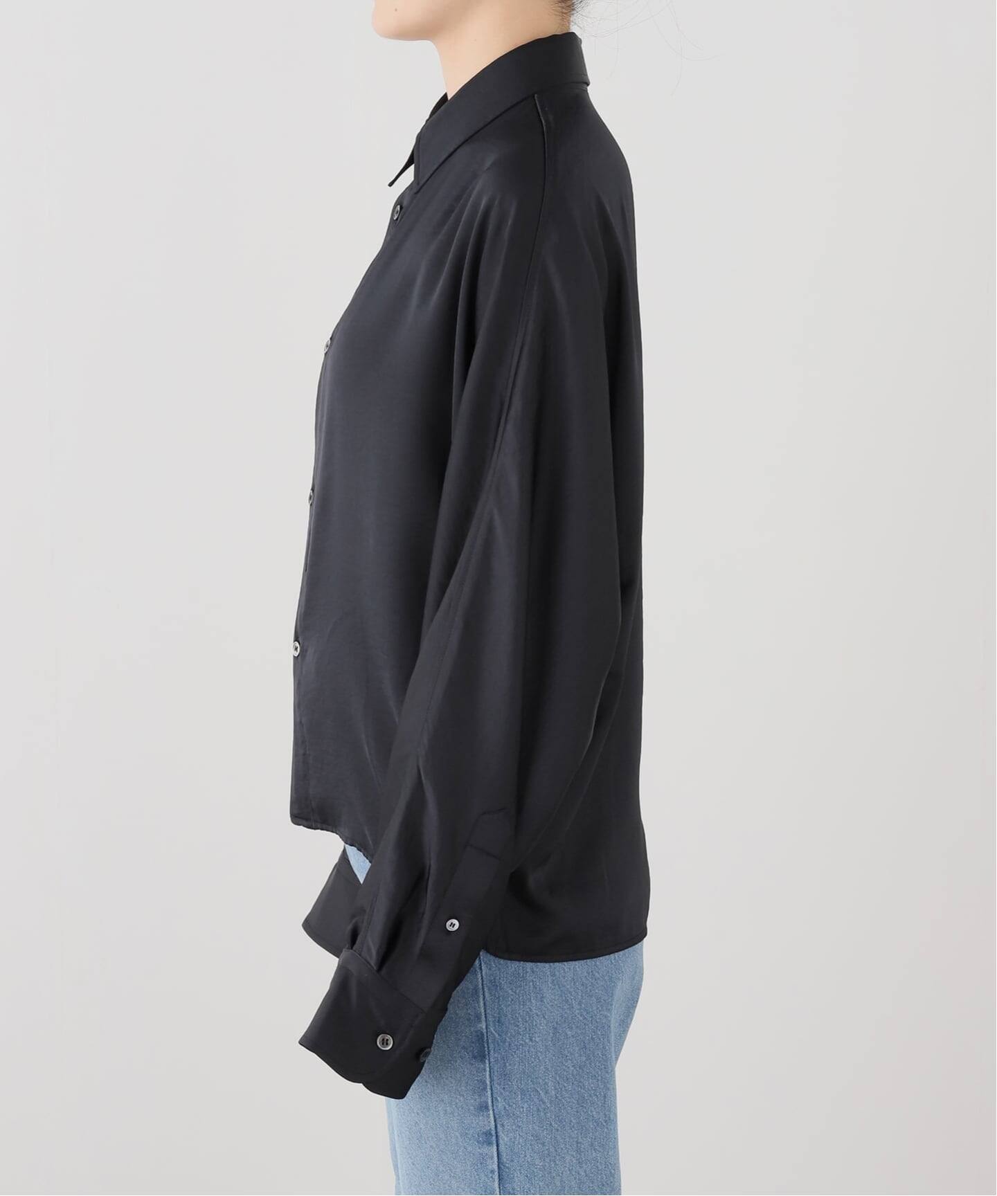 新宿店・WEB限定》Eclat satin dolman シャツ（シャツ／ブラウス 