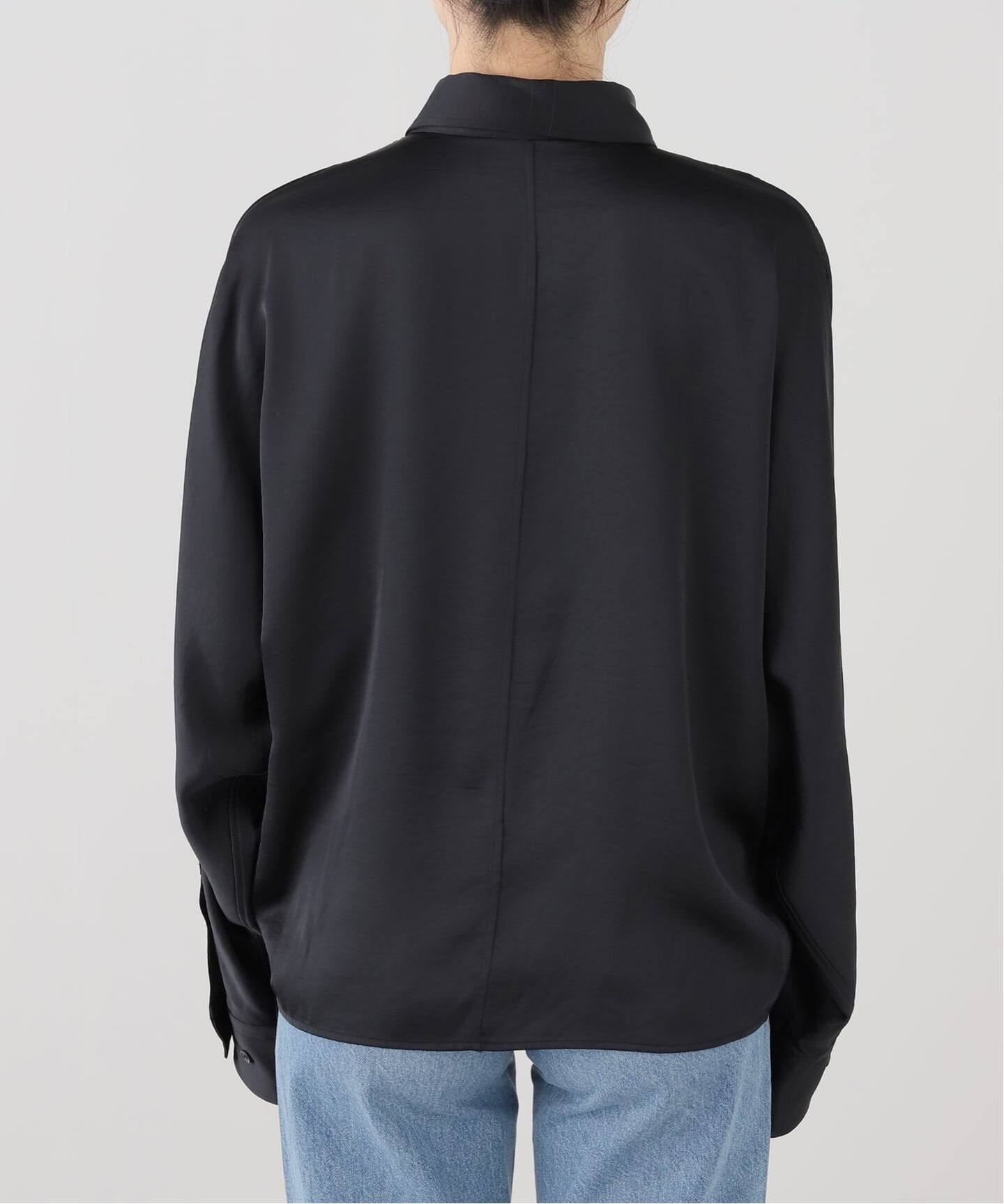 新宿店・WEB限定》Eclat satin dolman シャツ（シャツ／ブラウス 