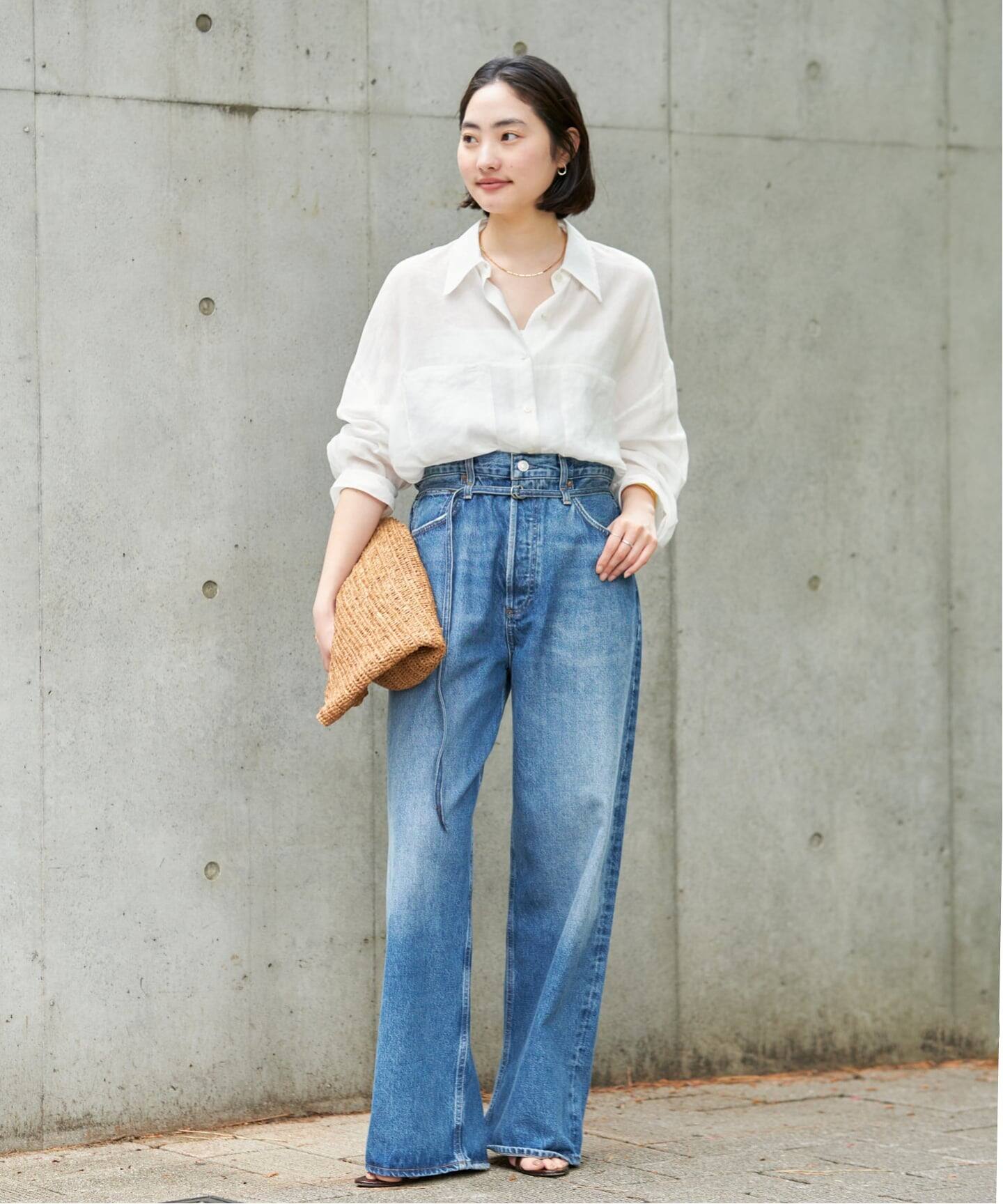 追加》RAMIE LYOCELL CROPPED シャツ（シャツ／ブラウス）｜Plage 