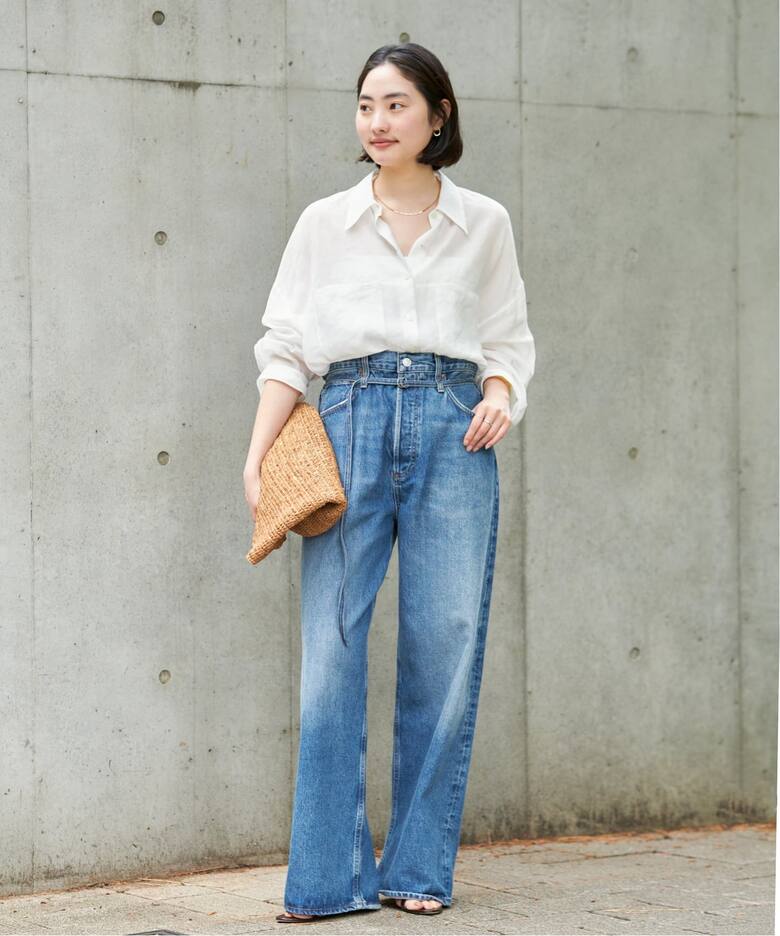 追加》RAMIE LYOCELL CROPPED シャツ（シャツ／ブラウス）｜Plage 