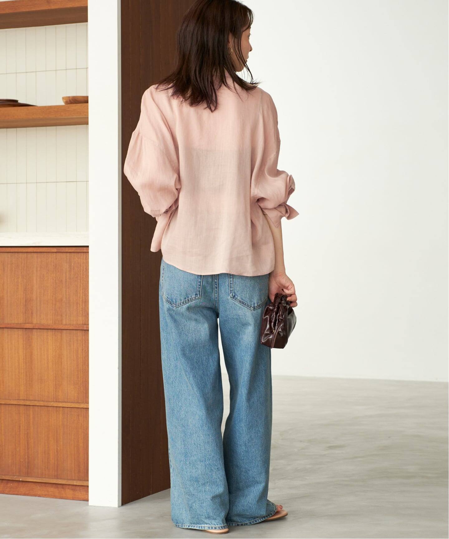 追加予約》RAMIE LYOCELL CROPPED シャツ（シャツ／ブラウス）｜Plage