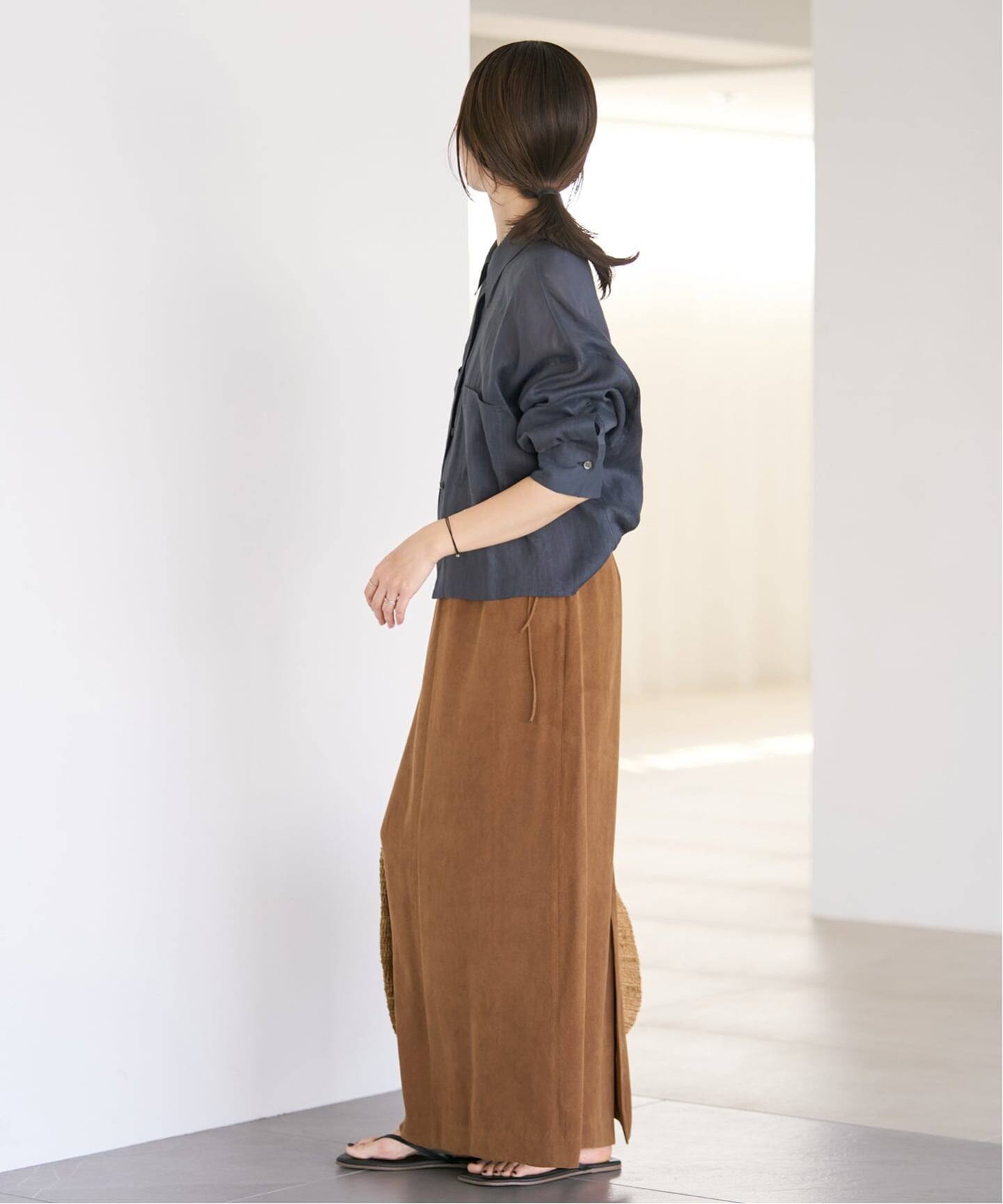 追加》RAMIE LYOCELL CROPPED シャツ（シャツ／ブラウス）｜Plage