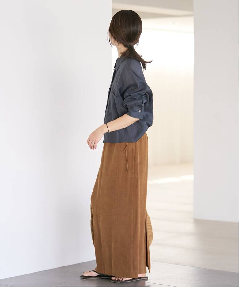 追加》RAMIE LYOCELL CROPPED シャツ（シャツ／ブラウス）｜Plage 