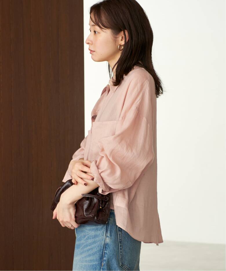 追加》RAMIE LYOCELL CROPPED シャツ（シャツ／ブラウス）｜Plage 