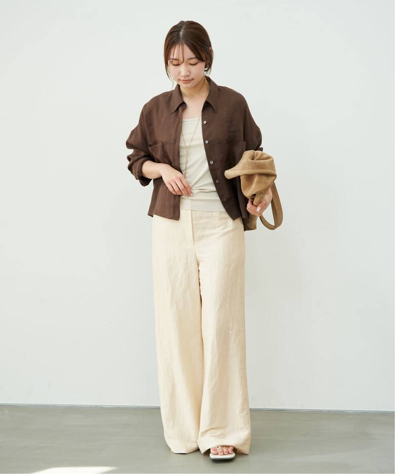 plage（プラージュ）の「RAMIE LYOCELL CROPPED シャツ（シャツ 