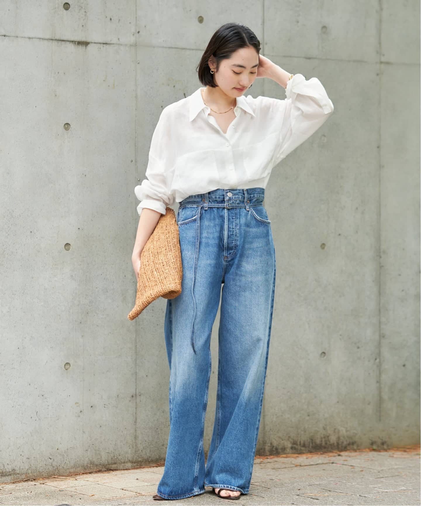 追加予約》RAMIE LYOCELL CROPPED シャツ 2（シャツ／ブラウス